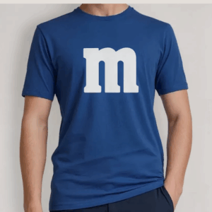 Polera m&m Azul