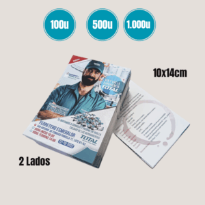 Pack Flyers 10x14 cm (2 lados)