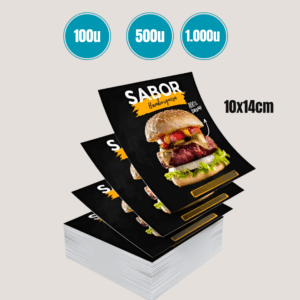 Pack Flyers 10x14 cm (1 lado)