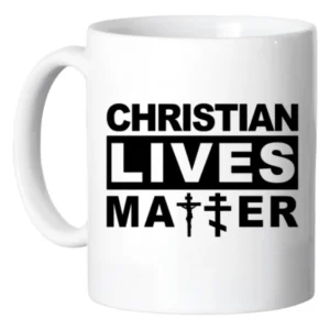 Tazón Cerámica Blanca Christian Lives Matter