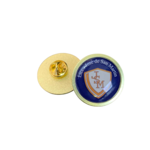 Pack De 10 Pin  Metálico Dorado Personalizado Con Tu Logo