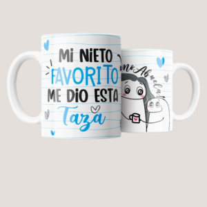 Taza para Abuela “Mi Nieto Favorito me dio esta Taza” – Regalo Original y Emotivo