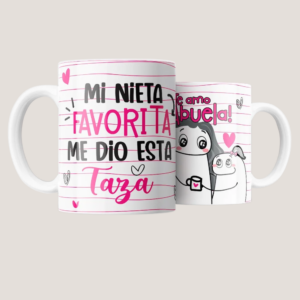 Taza para Abuela “Mi Nieta Favorita Me Dio Esta Taza” – Regalo Original de Nieta