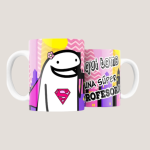 Taza Súper Profesora – Regalo Original para Profesora | Taza Diseño Superhéroe Mujer