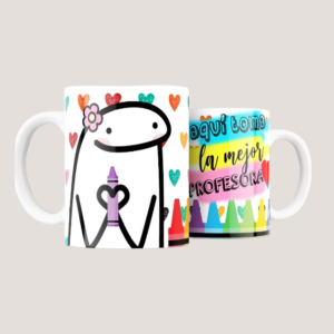 Taza para Profesora “Aquí Toma la Mejor Profesora” | Regalo Original Día del Profesor