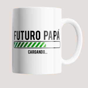 Taza Futuro Papá Cargando – Regalo Original para Anunciar Embarazo