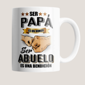 Taza Ser Abuelo es una Bendición – Regalo Especial para Abuelo