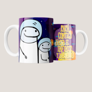 Taza Papá Contigo Hasta el Infinito y Más Allá – Regalo Día del Padre Original