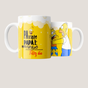 Taza Día del Padre Diseño Simpson Divertido – Regalo Papá Feliz Día