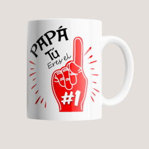 Taza Papá Tú Eres el #1 – Regalo Original Día del Padre