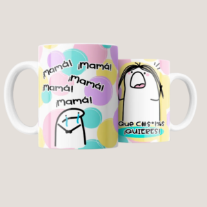 Taza Divertida para Mamá – Diseño Humor Real “¡Mamá!” | Regalo Día de la Madre