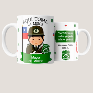 Taza Personalizada para Oficial de Seguridad – Edición Especial Mayor