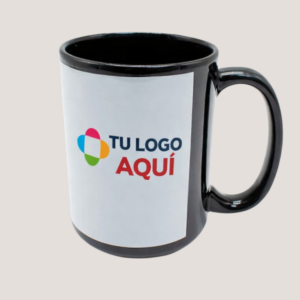 Taza 15oz Personalizada color negra