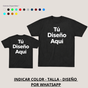 Polera 2 Estampados Grandes