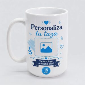 Taza 15oz color blanca