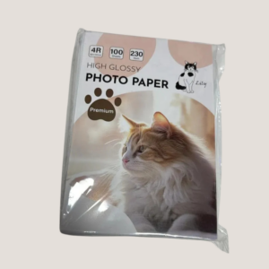 Papel Fotográfico Glossy 4r (10x15) 230gr X 100 Hojas Lily Blanco